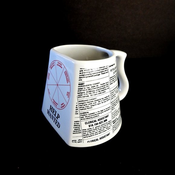 Funny Help Wanted Ceramic Mug For Accountants - Picture 1 of 10